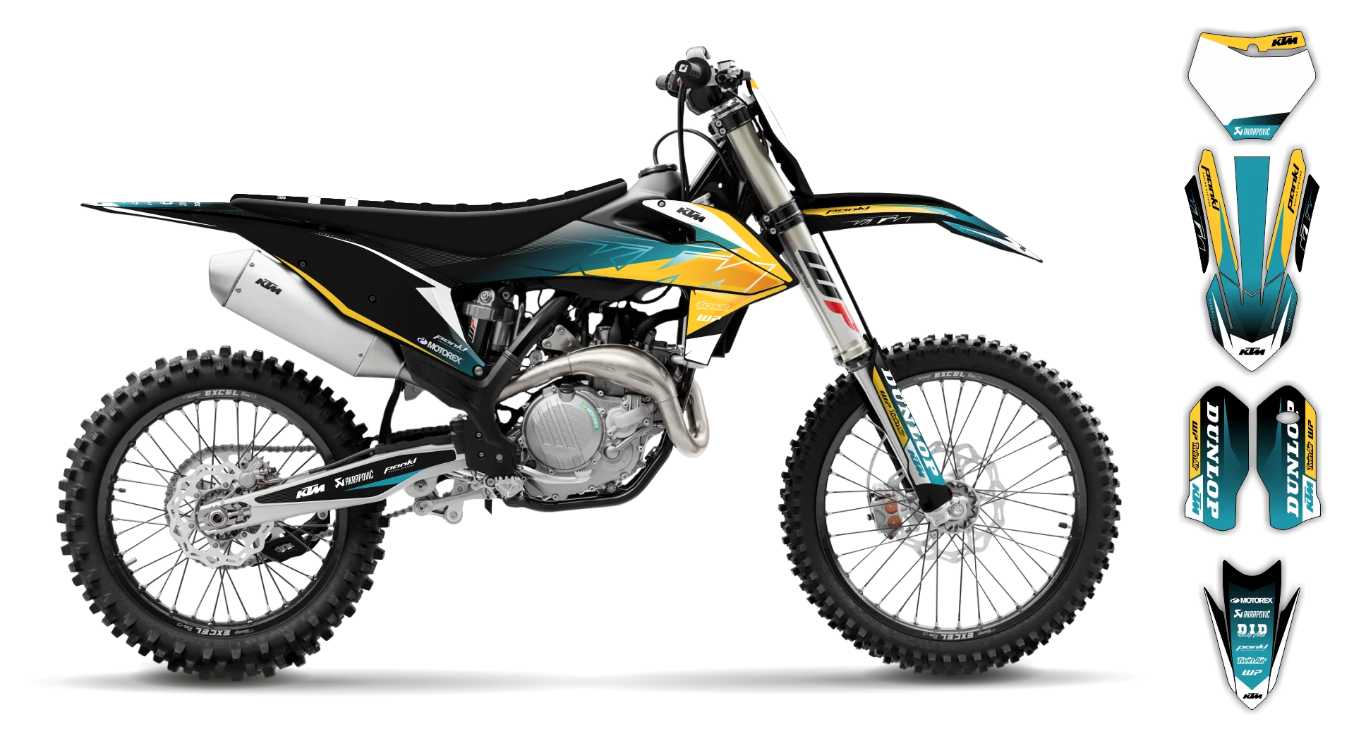 Graphics Kit - KTM - SX SX-F / XC XC-F - 2019-2022 - K20 - R1