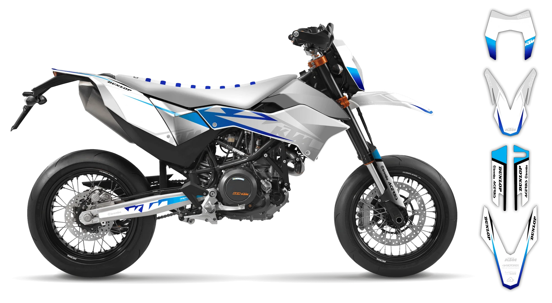 Graphics Kit - KTM - ENDURO 690R - 2012-2018 - K16 - R2