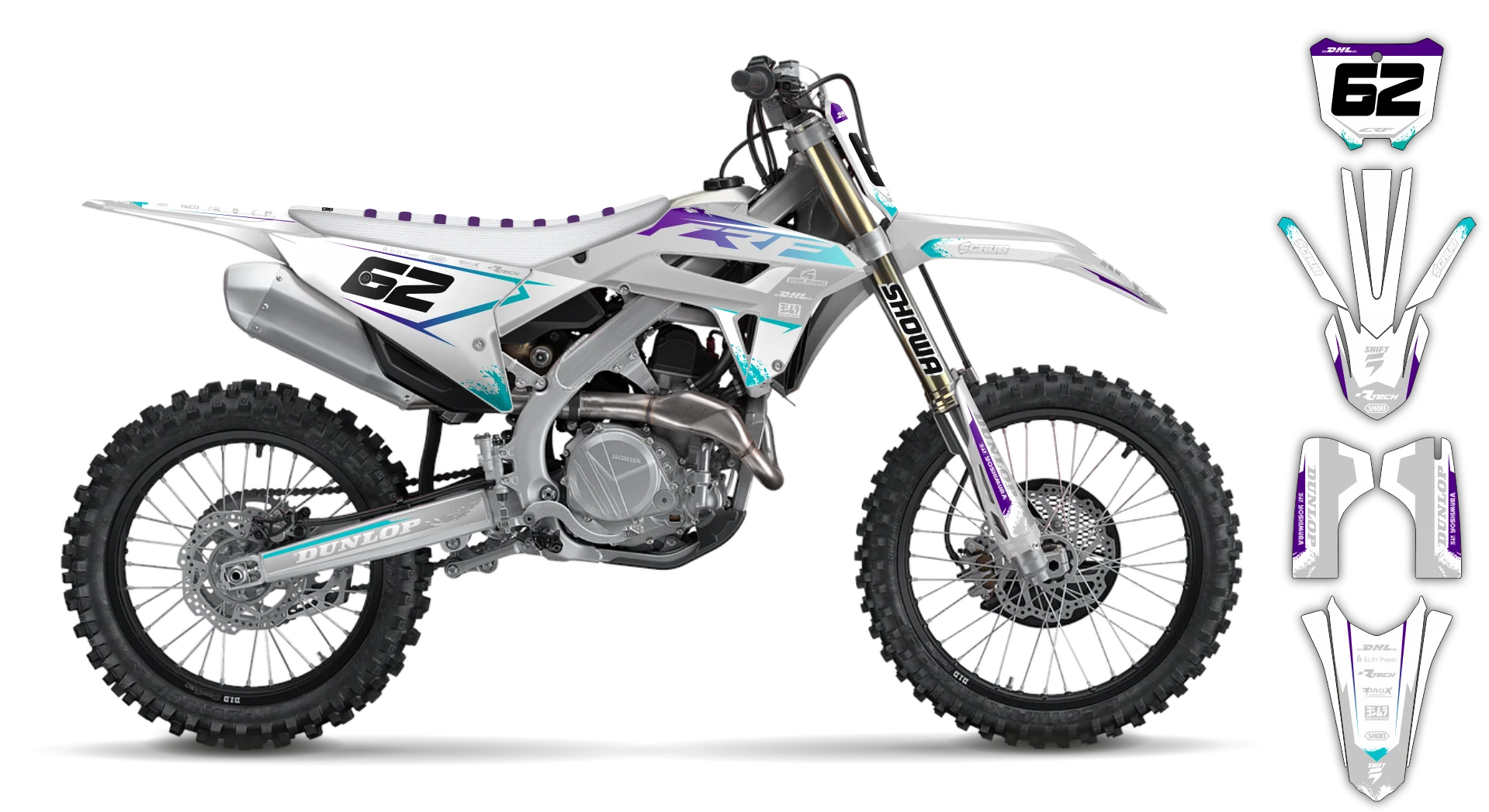 Graphics Kit - Honda - CRF 110 - 2013-2018 - Esh - LE