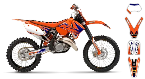 Graphics Kit - KTM - EXC EXC-F / XC-W XCF-W - 2005-2007 - K3 - ST
