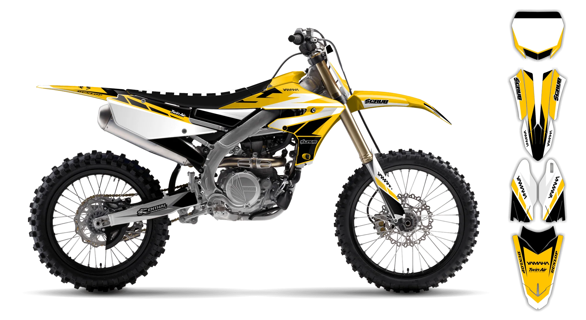 Graphics Kit - Yamaha - YZ250F - 2019-2023 - Sukuba - R2
