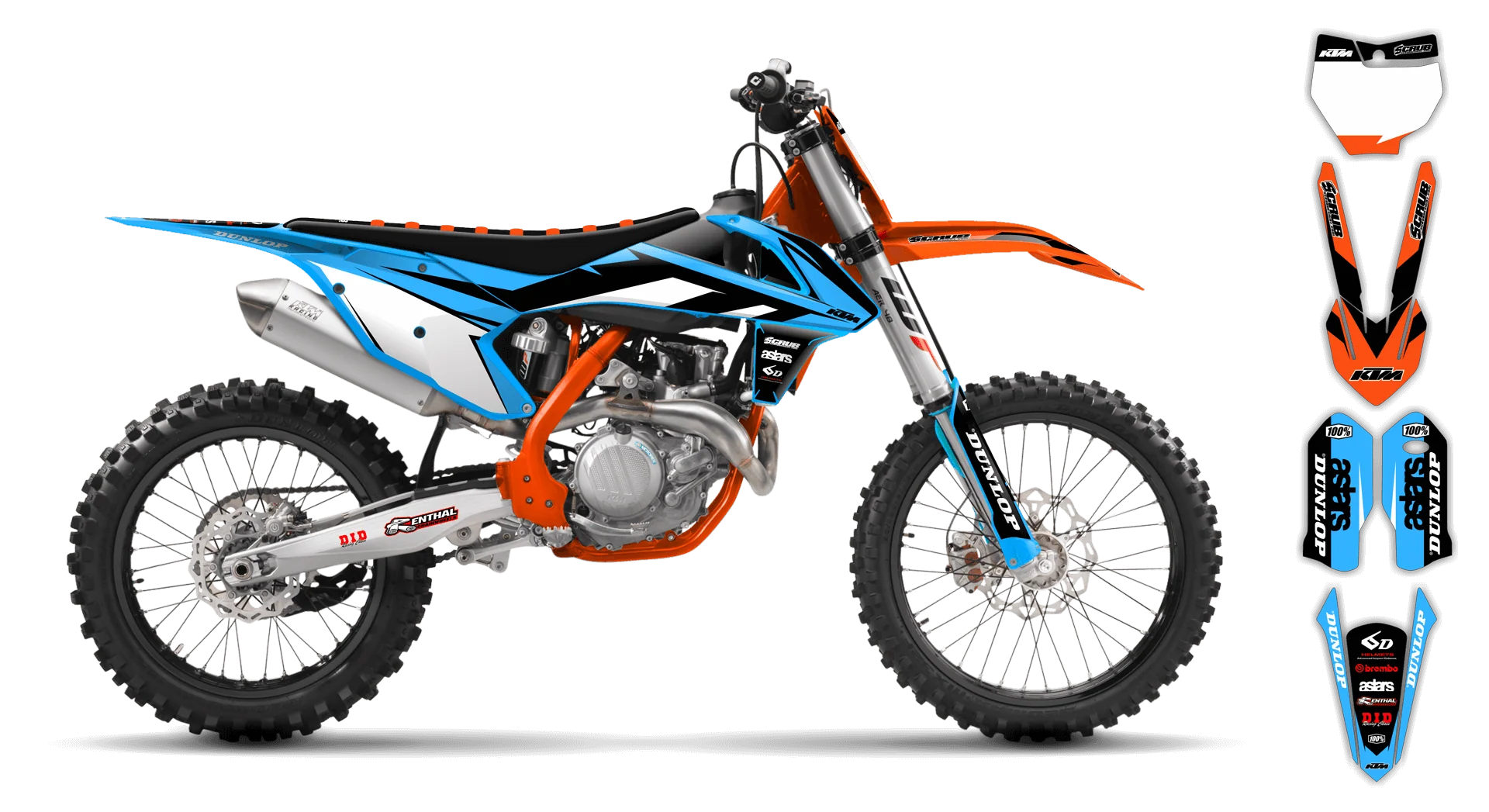 Graphics Kit - KTM - SX 50 - 2016-2023 - K8 - R2