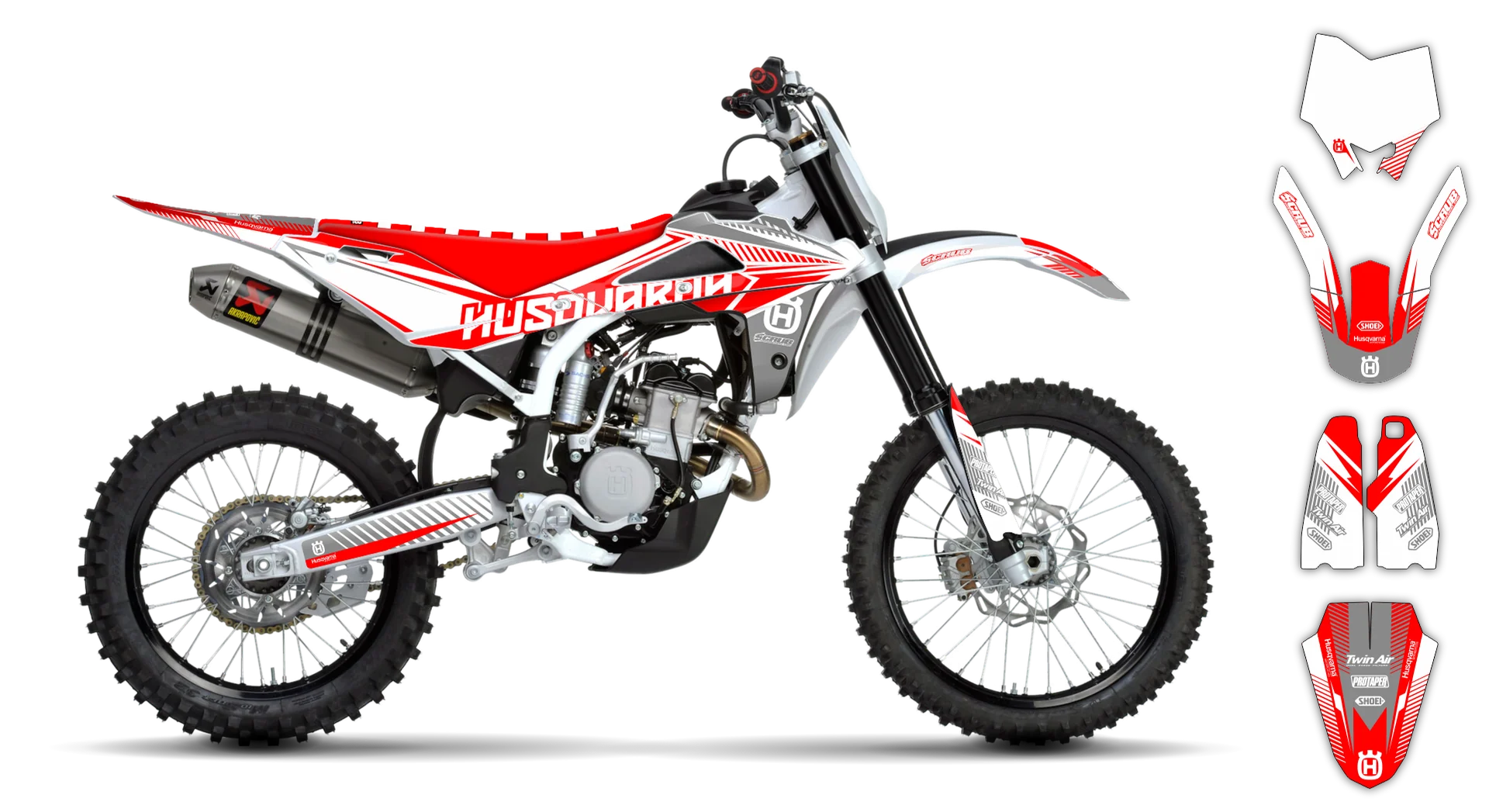 Graphics Kit - Husqvarna 05-13 - CR 50 - 2009-2013 - H-SE1078 - ST