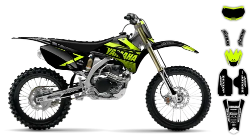 Graphics Kit - Yamaha - WR400F - 1998-1999 - Fluo Corgis - ST