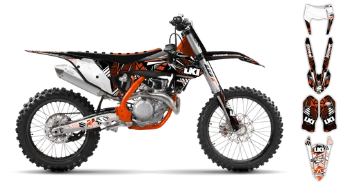 Graphics Kit - KTM - EXC EXC-F / XC-W XCF-W - 2017-2019 - Block Pass - ST