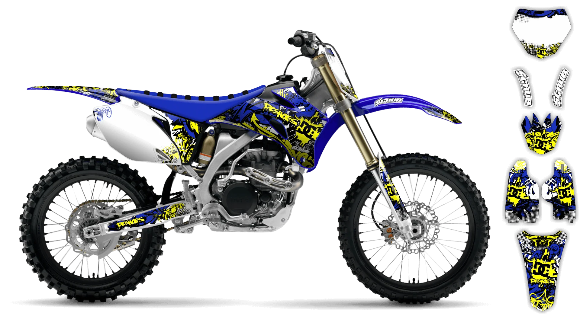 Graphics Kit - Yamaha - YZ426F - 1998-1999 - Attack - R1