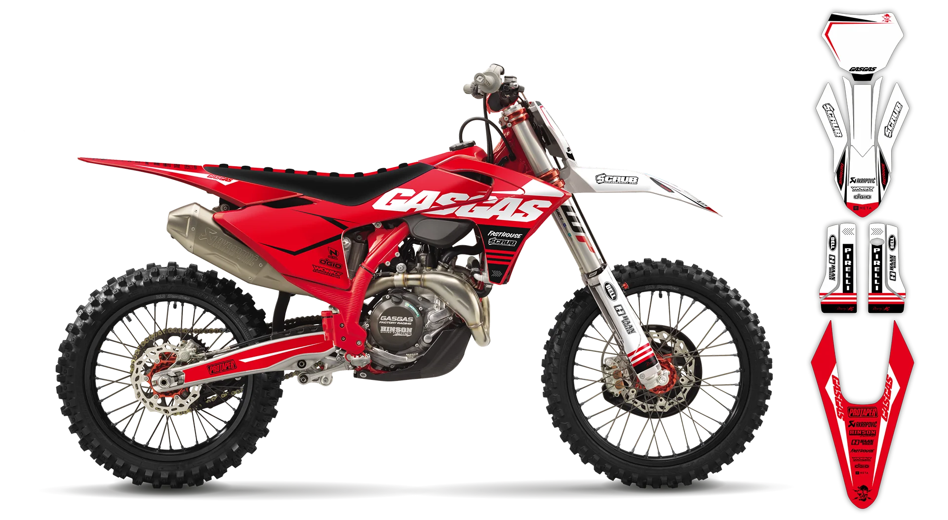 Graphics Kit - Gas Gas - MC 65 - 2024-2025 - Belfry - R1