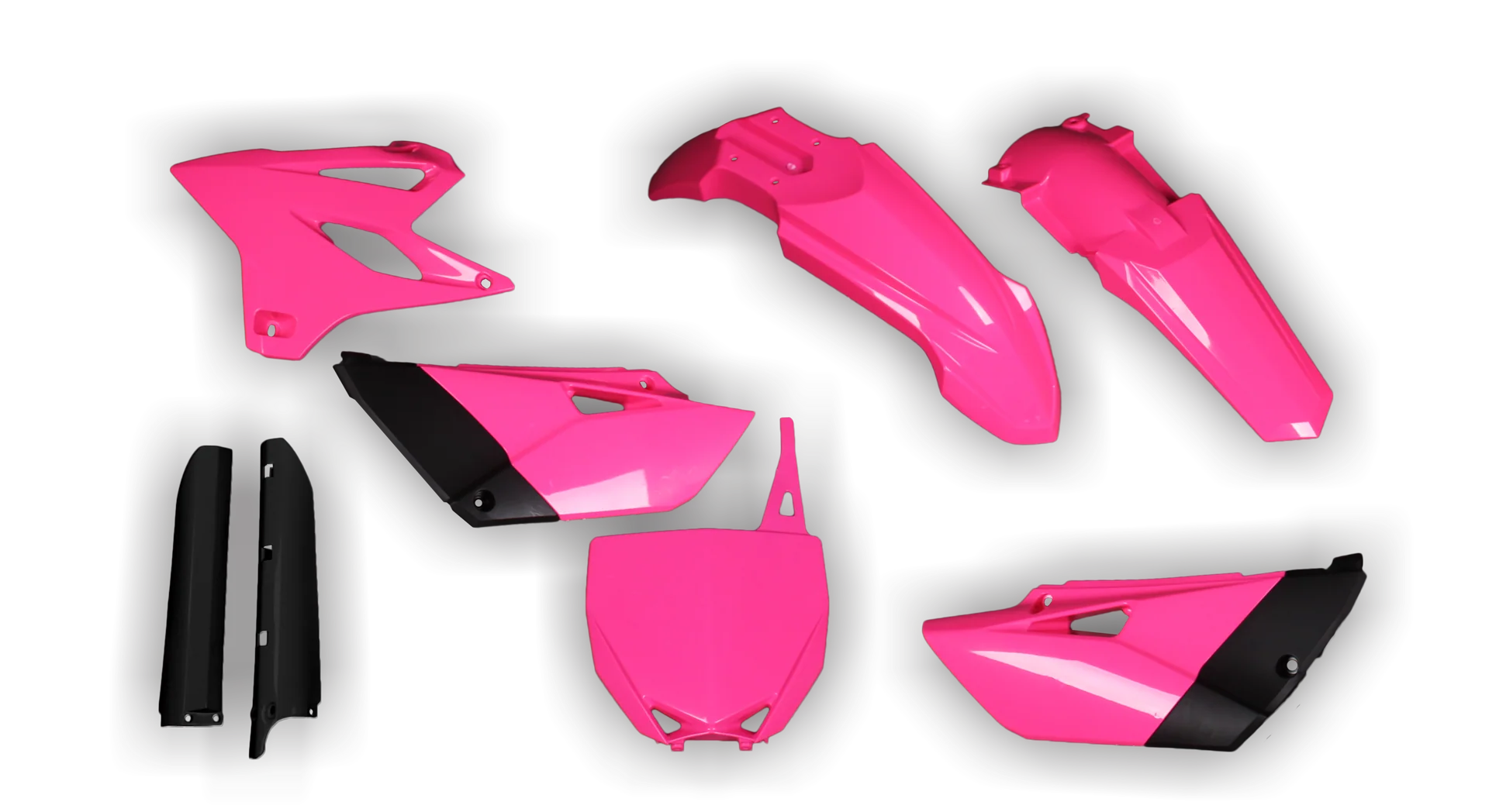 Plastics Kit - Yamaha - YZ 85 - 2002-2014 - Full Kit - Pink Restyle