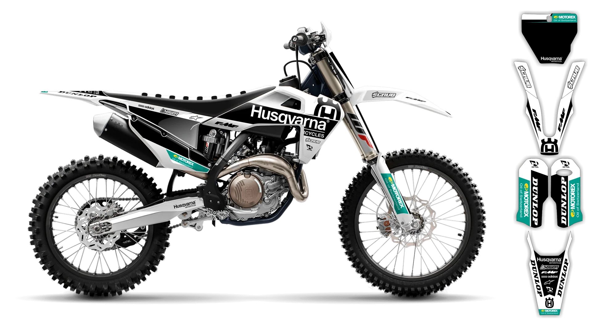 Graphics Kit - Husqvarna 14-> TC-FC-FX Series - 2019-2022 - H9 - R1