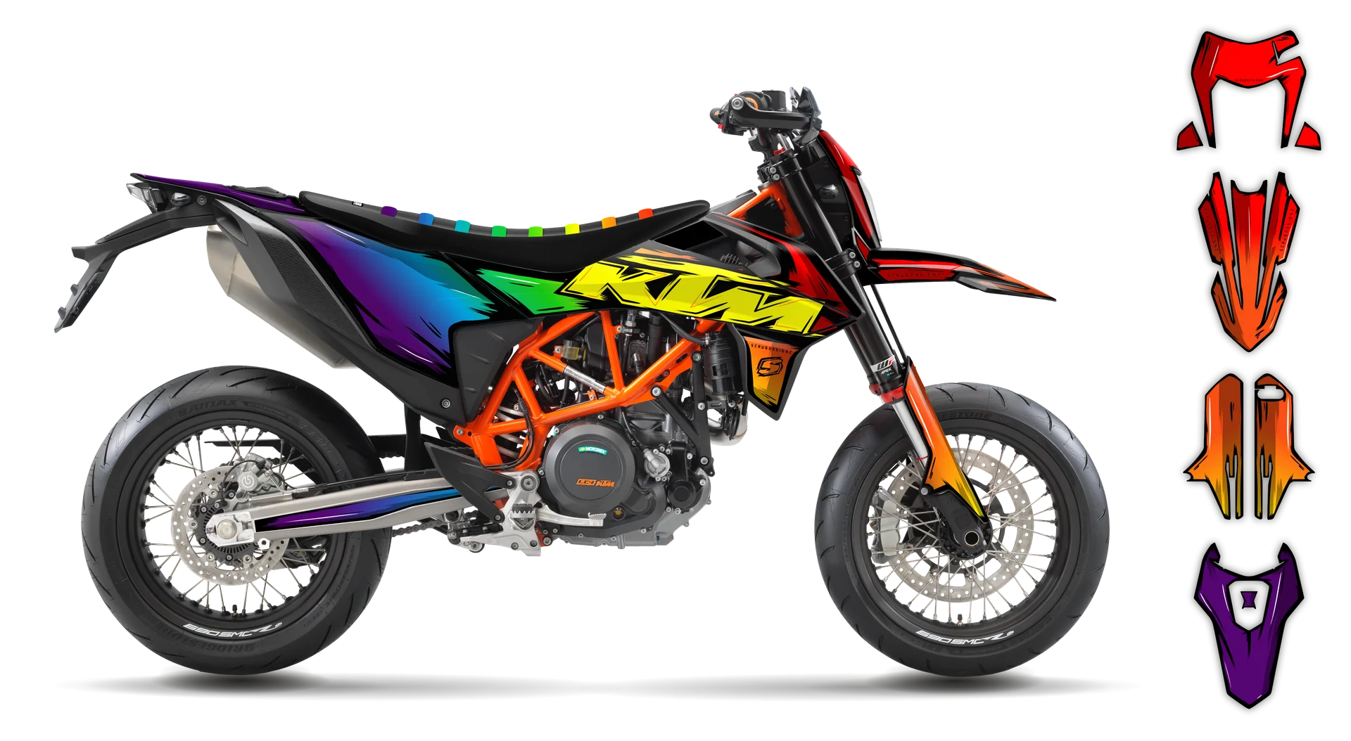 Graphics Kit - KTM - ENDURO 690R - 2012-2018 - Artlex - LE