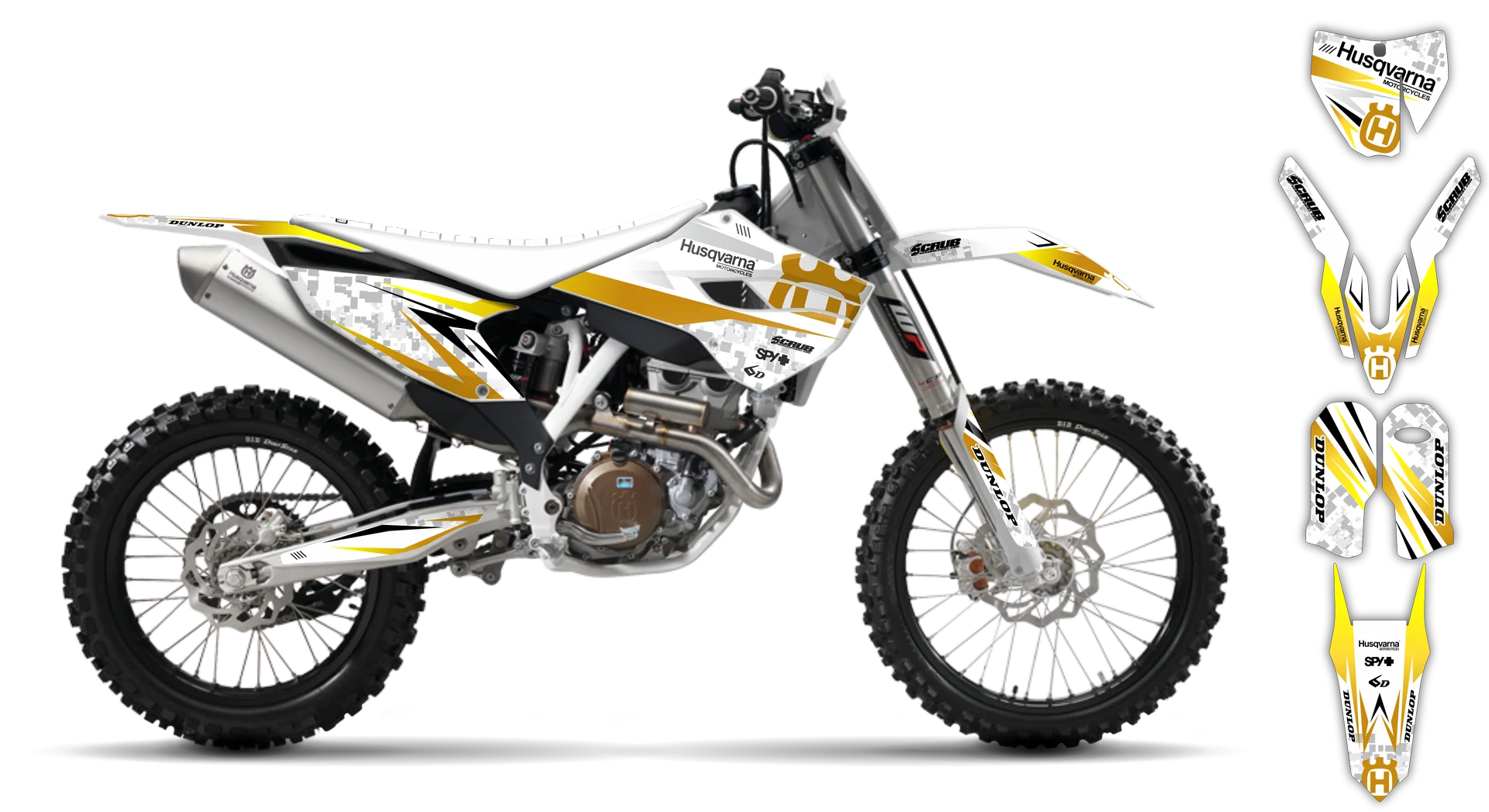 Graphics Kit - Husqvarna 14-> TC-FC-FX Series - 2015 - H-SE1059 - R2