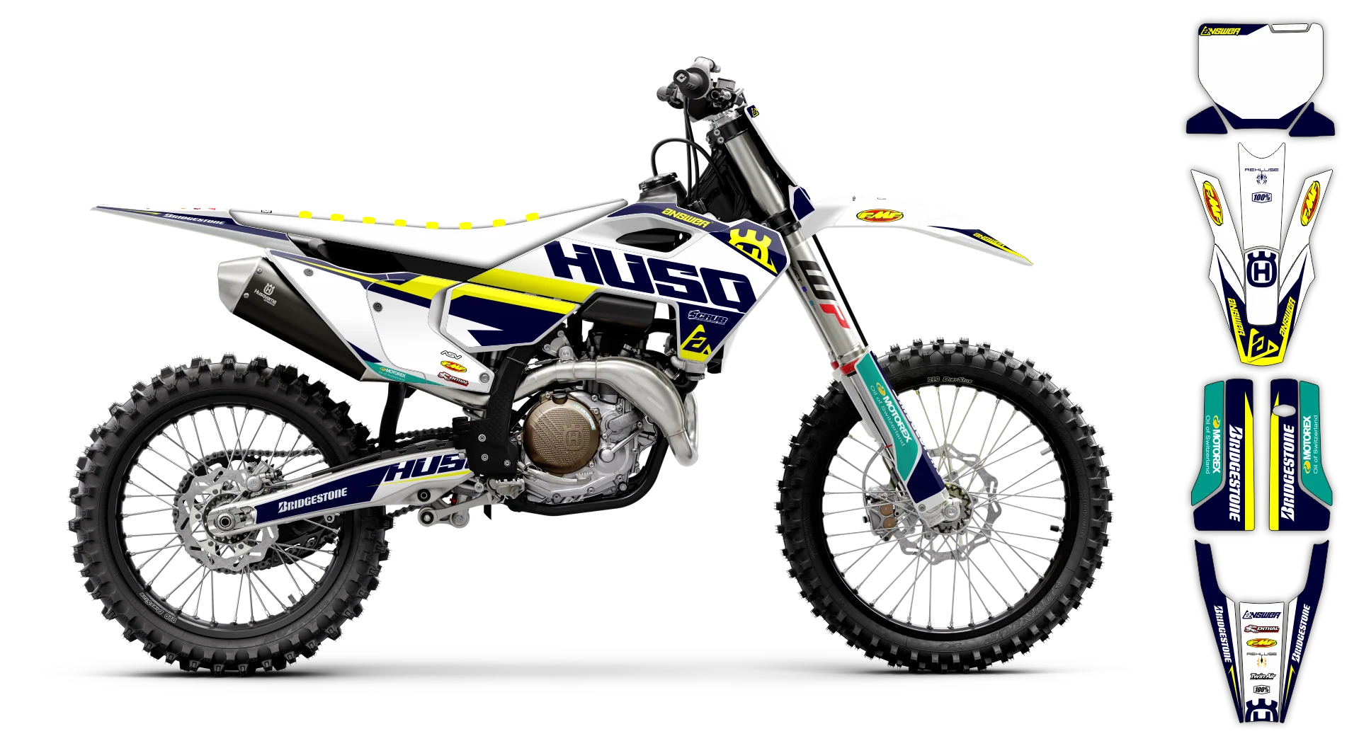 Graphics Kit - Husqvarna 14-> TC-FC-FX Series - 2023-2024 - H-SE1060 - R2