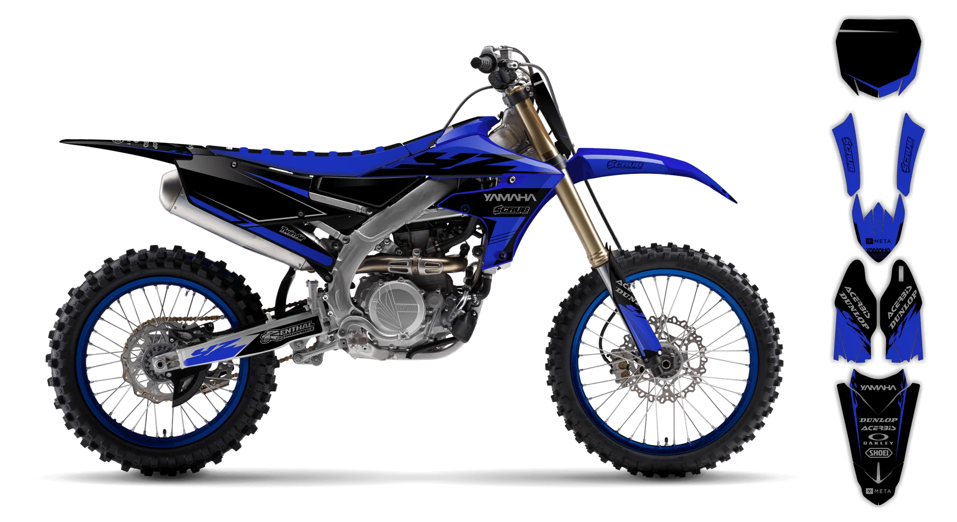 Graphics Kit - Yamaha - WR450F - 2019-2023 - Nyxet - R1