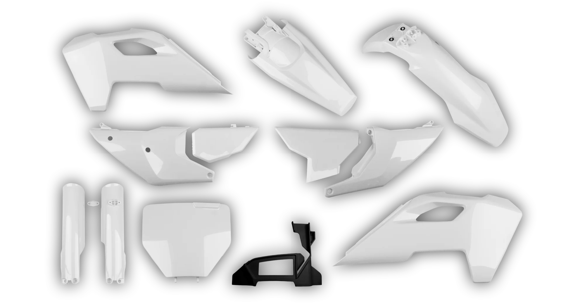 Plastics Kit - Husqvarna 14-> TC-FC-FX Series - 2023-2024 - Full Kit - White