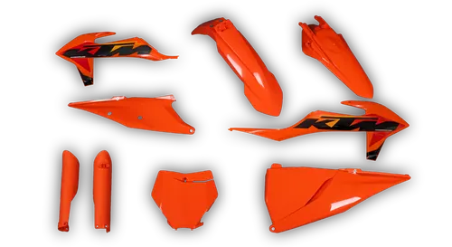 Plastics Kit - KTM - SX SX-F / XC XC-F - 2019-2022 - Full Kit - Orange Restyle