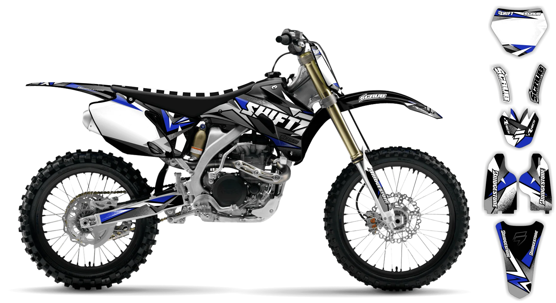 Graphics Kit - Yamaha - YZ450F - 2005 - X-Rut - R4