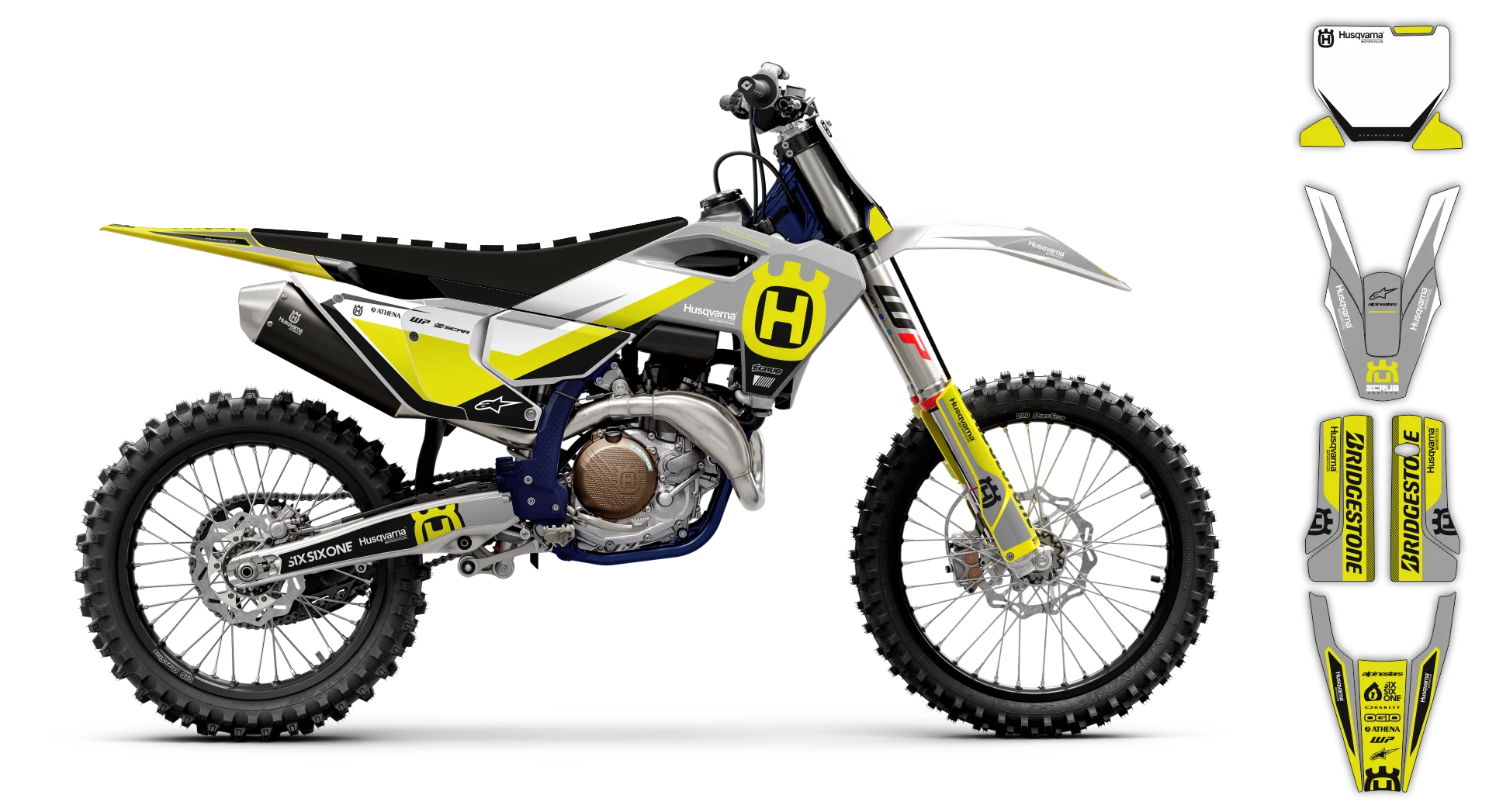 Graphics Kit - Husqvarna 14-> TC-FC-FX Series - 2023-2024 - H15 - LE