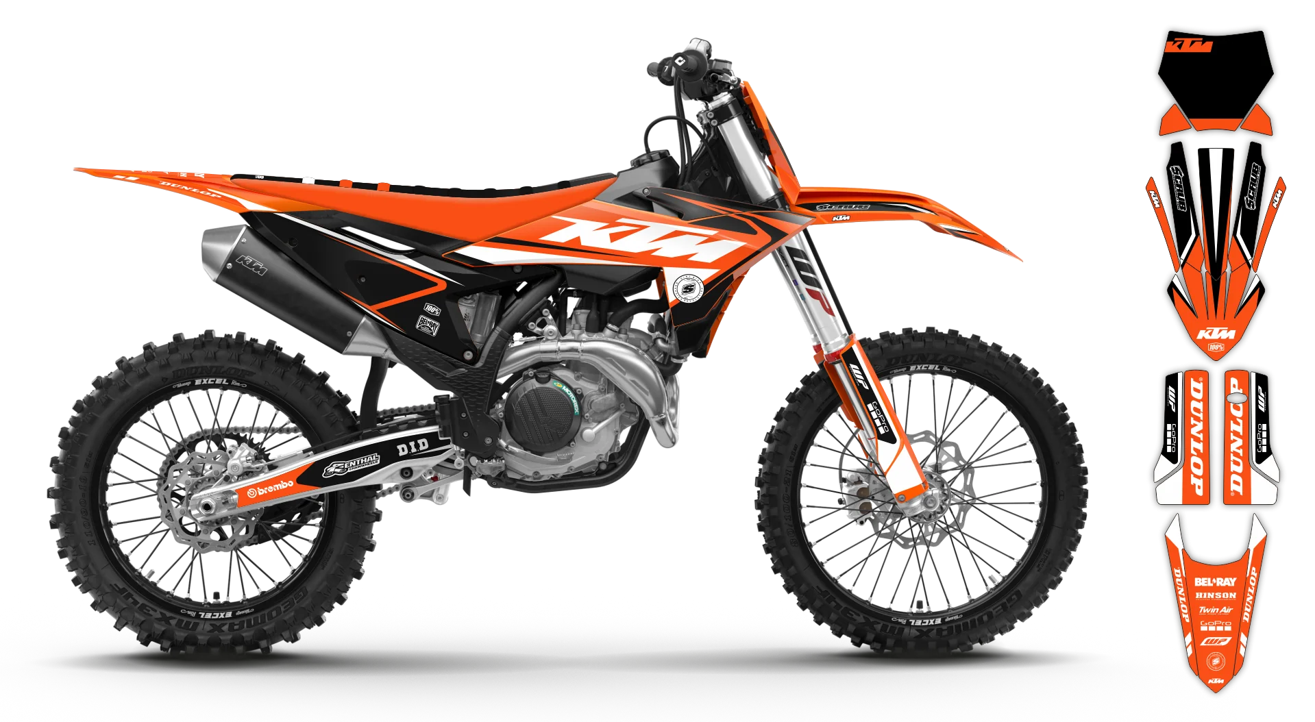 Graphics Kit - KTM - SX SX-F / XC XC-F - 2025 - K17 - LE