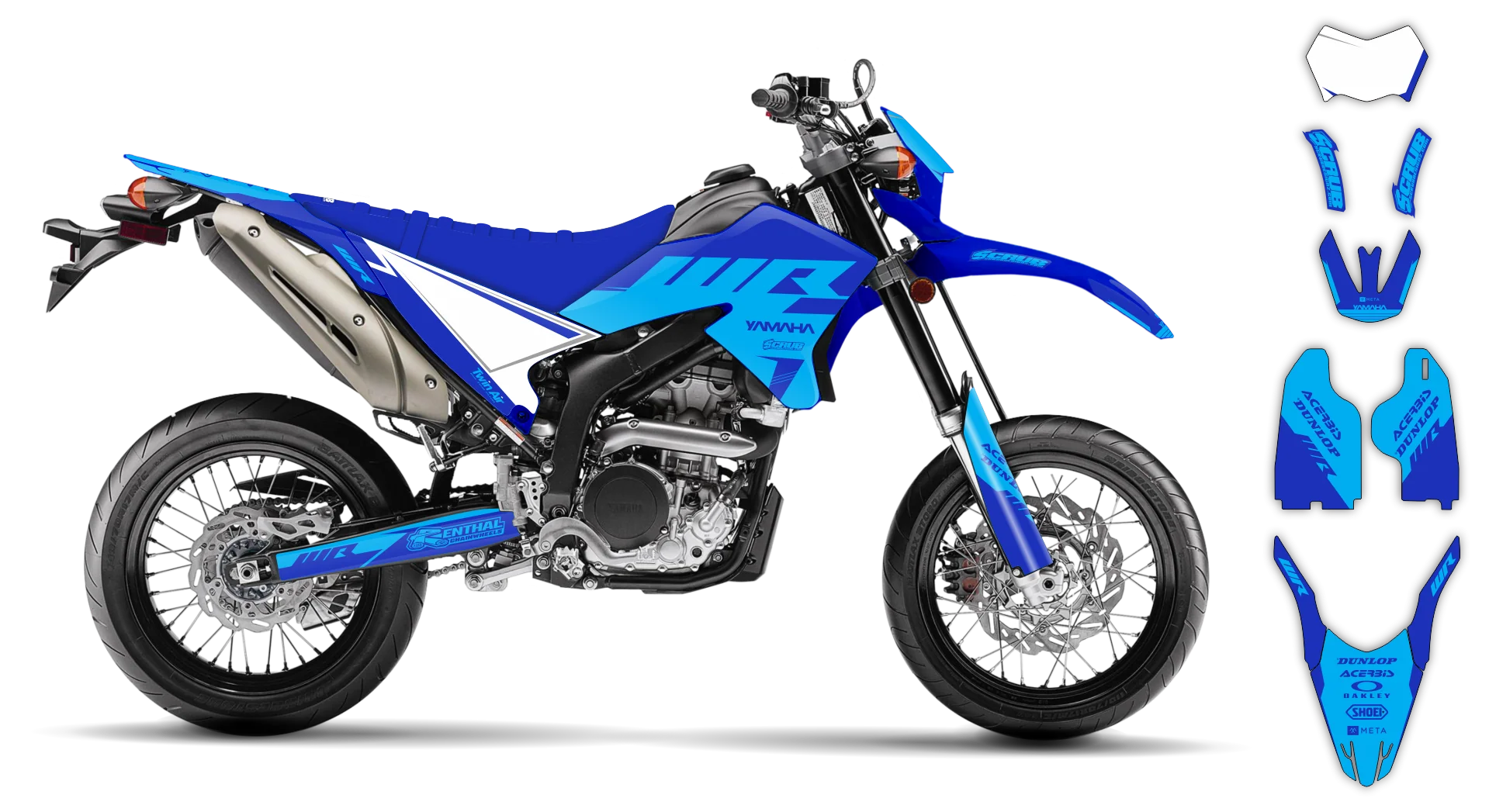 Graphics Kit - Yamaha - WR 250X - 2007-2022 - Nyxet - LE