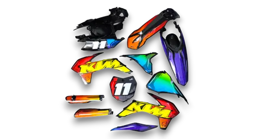 GFP - KTM - SX SX-F / XC XC-F - 2015 - Black-Artlex-LE