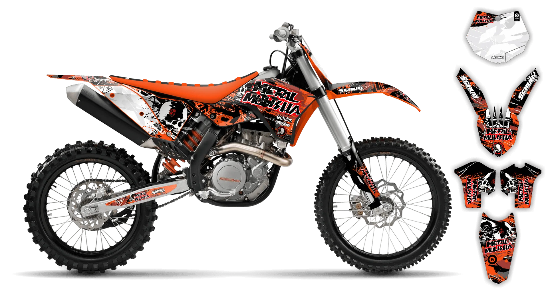 Graphics Kit - KTM - SMR Series - 2008-2011 - Em Em - ST