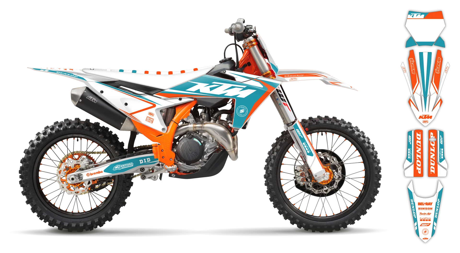 Graphics Kit - KTM - SMR Series - 2019-2022 - K17 - R1
