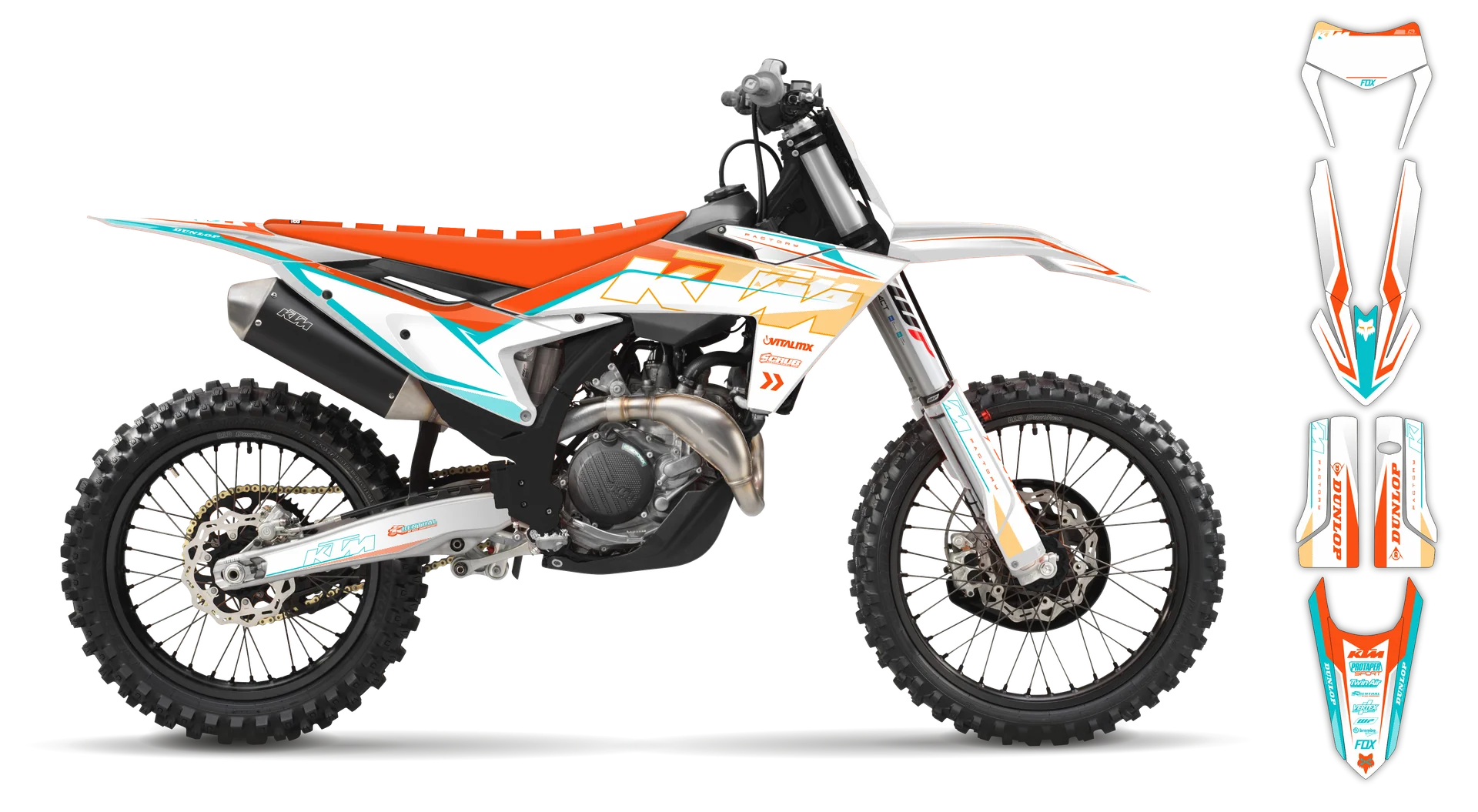 Graphics Kit - KTM - EXC EXC-F / XC-W XCF-W - 2024-2025 - K5 - R2