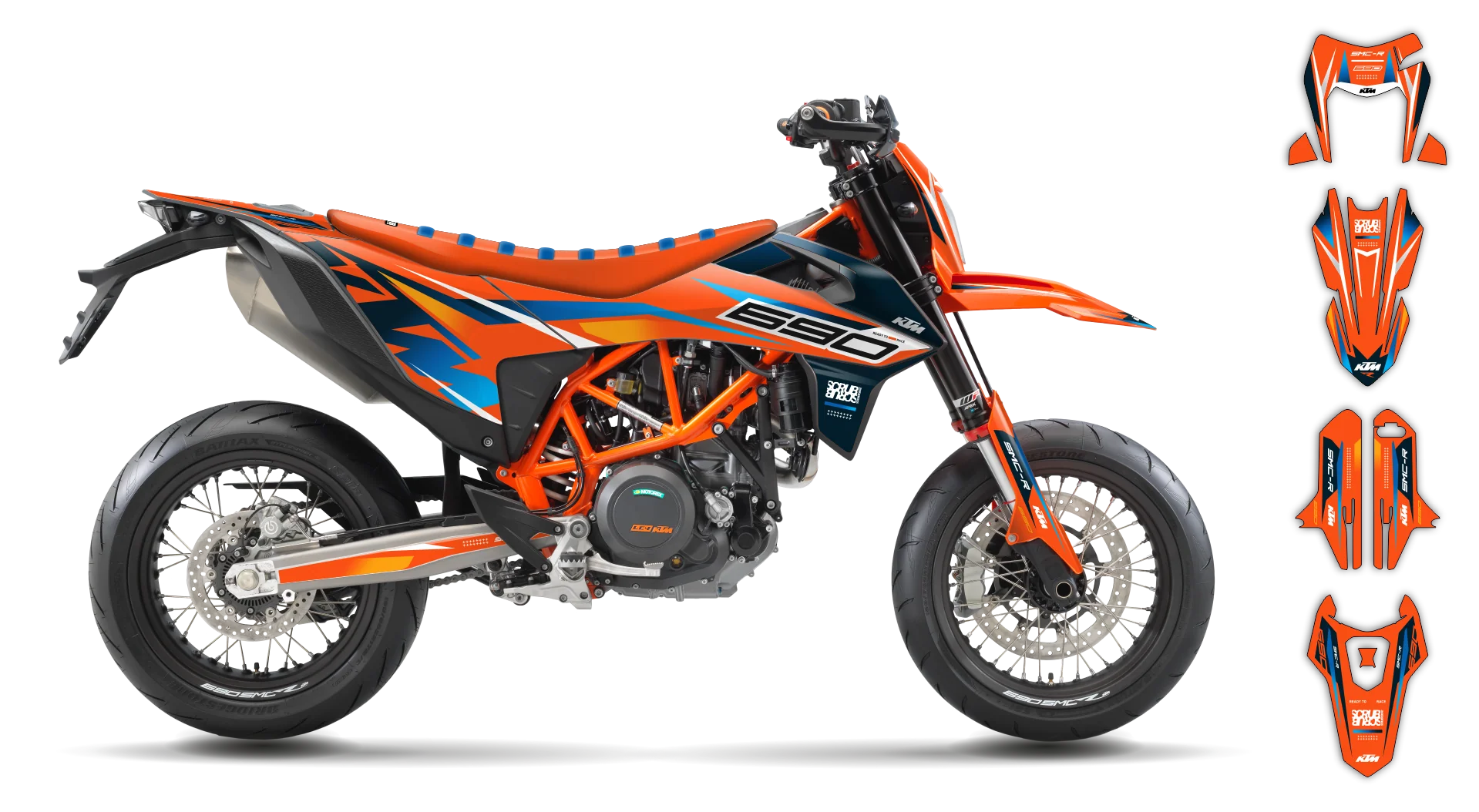 Graphics Kit - KTM - ENDURO 690R - 2019-2024 - K-SE1127 - R1