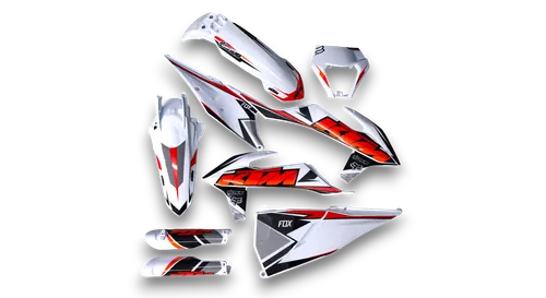 GFP - KTM - EXC EXC-F / XC-W XCF-W - 2020-2023 - White-K14-R1