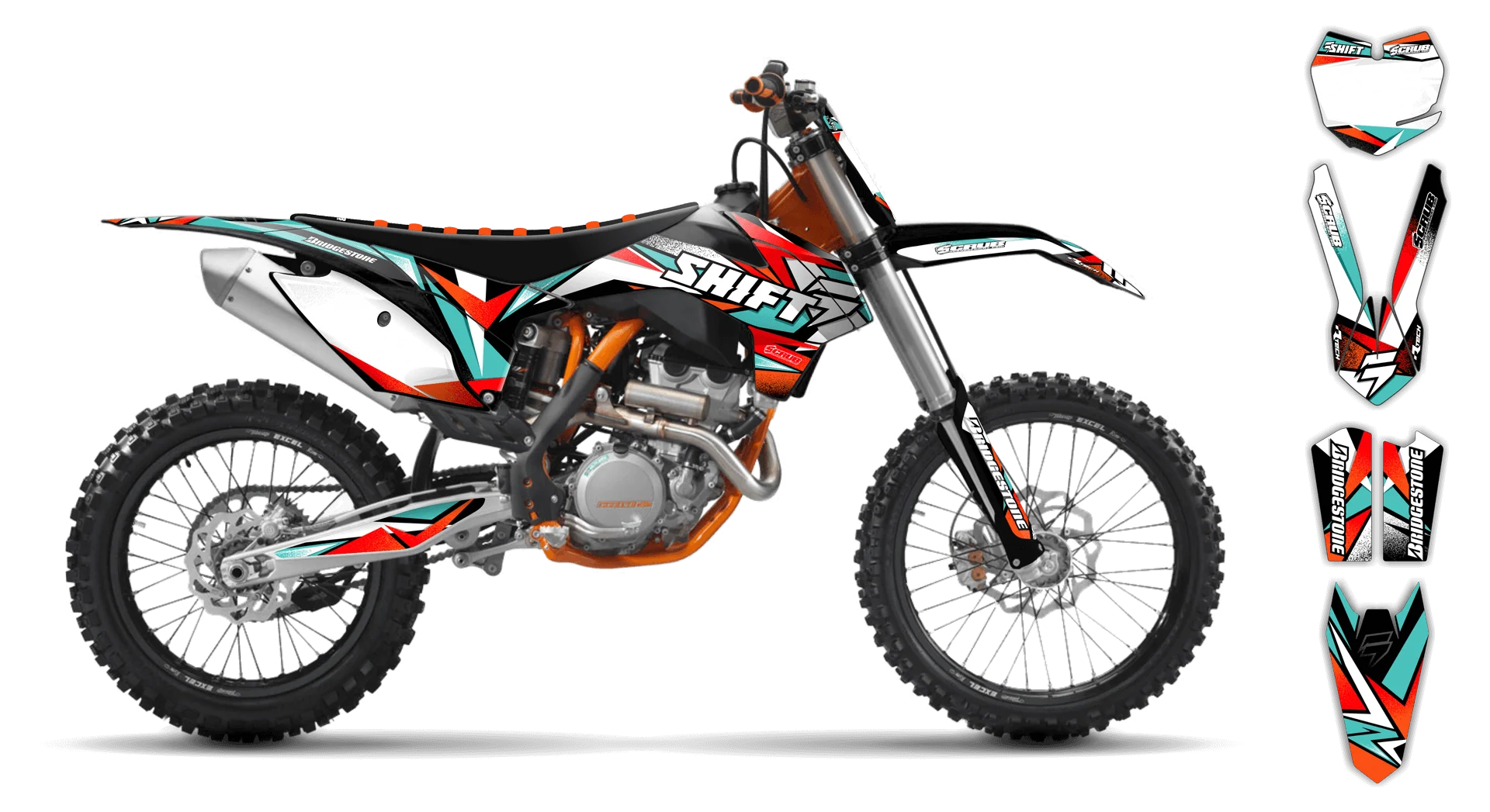 Graphics Kit - KTM - SMR Series - 2005-2007 - X-Rut - R1