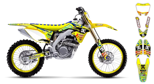 Graphics Kit - Suzuki - RMZ 250 - 2004-2006 - Kicker - ST