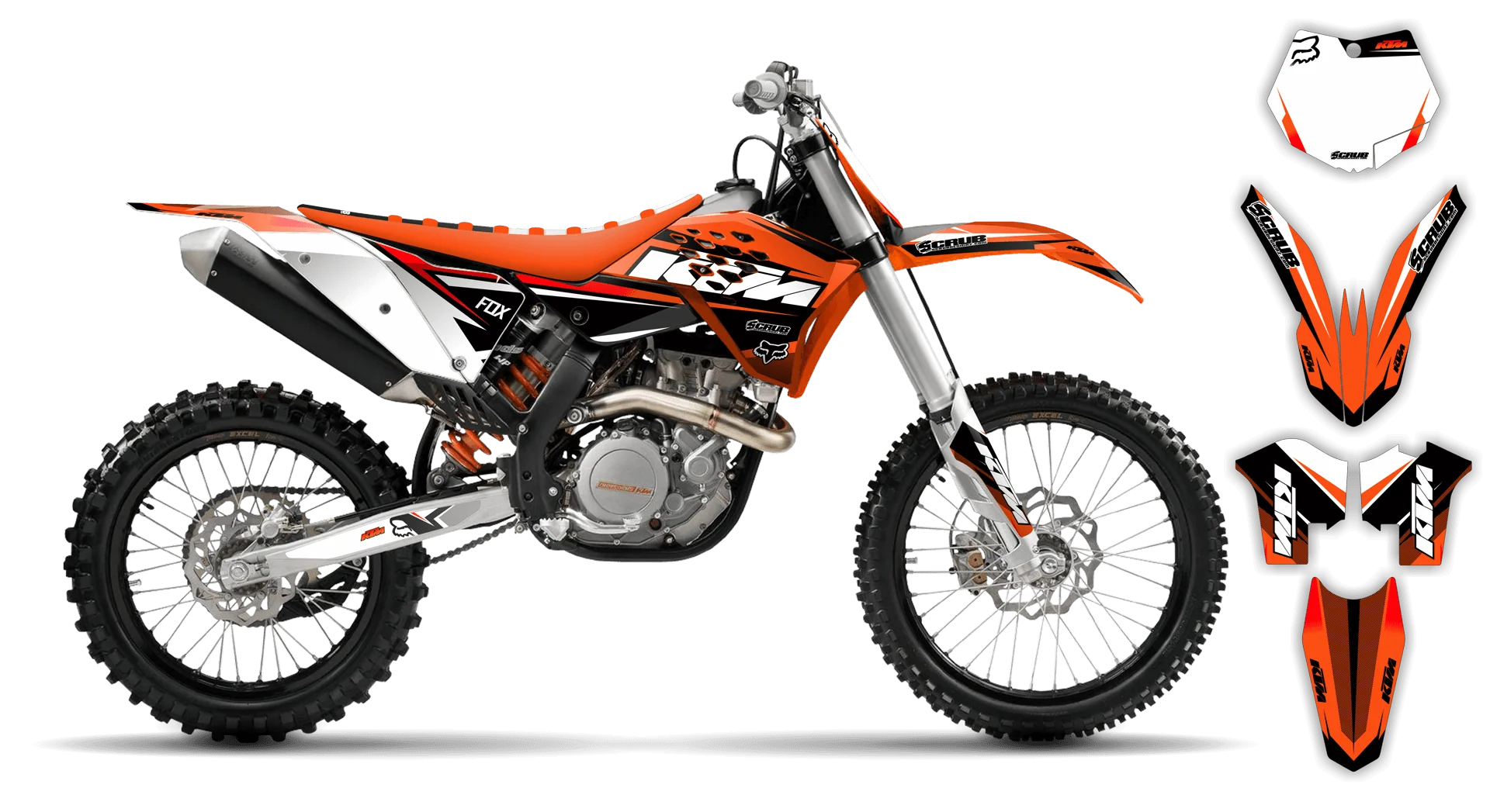 Graphics Kit - KTM - SMR Series - 2008-2011 - K14 - ST