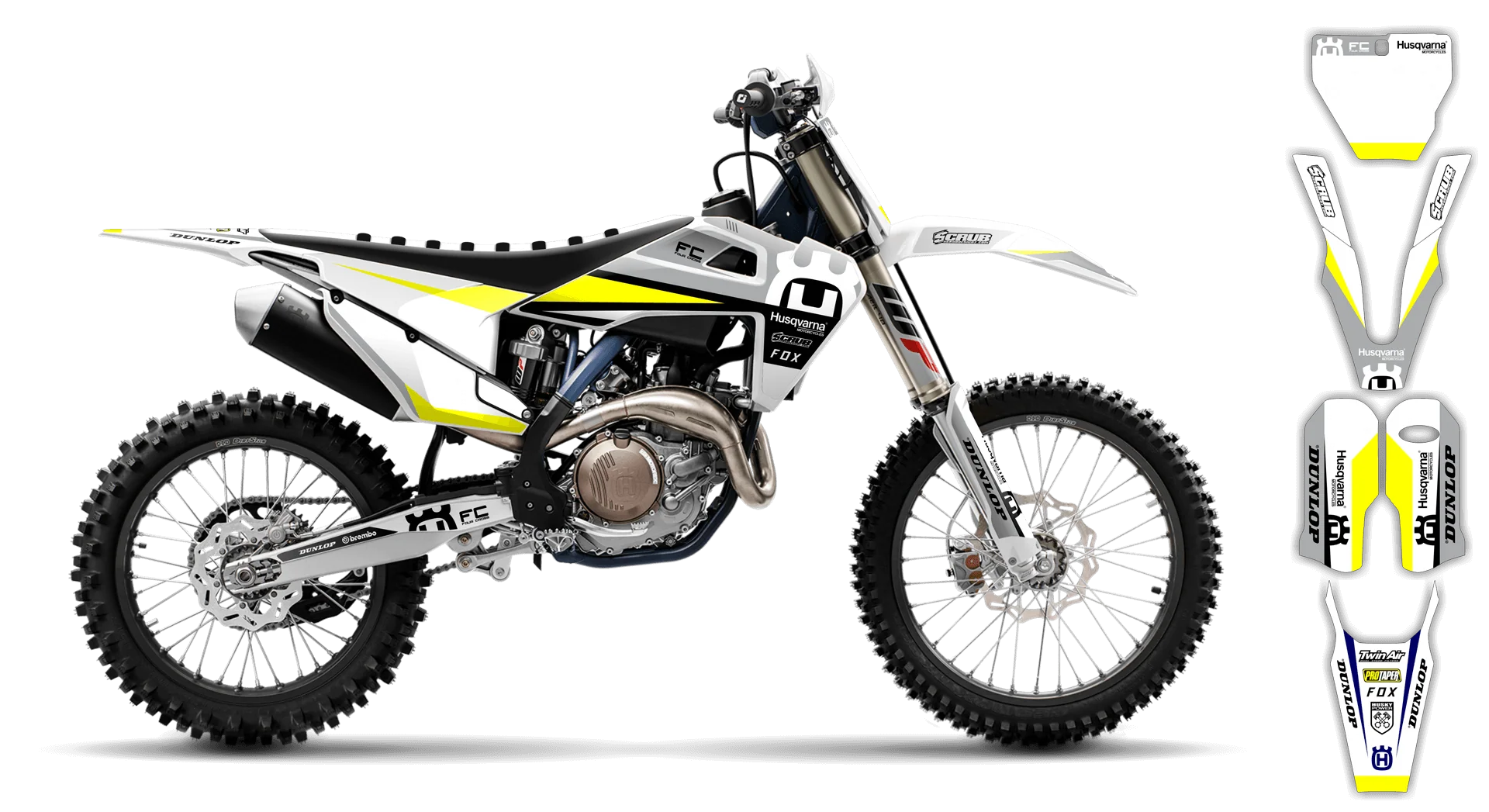 Graphics Kit - Husqvarna 14-> FS Series - 2021-2022 - H7 - R1