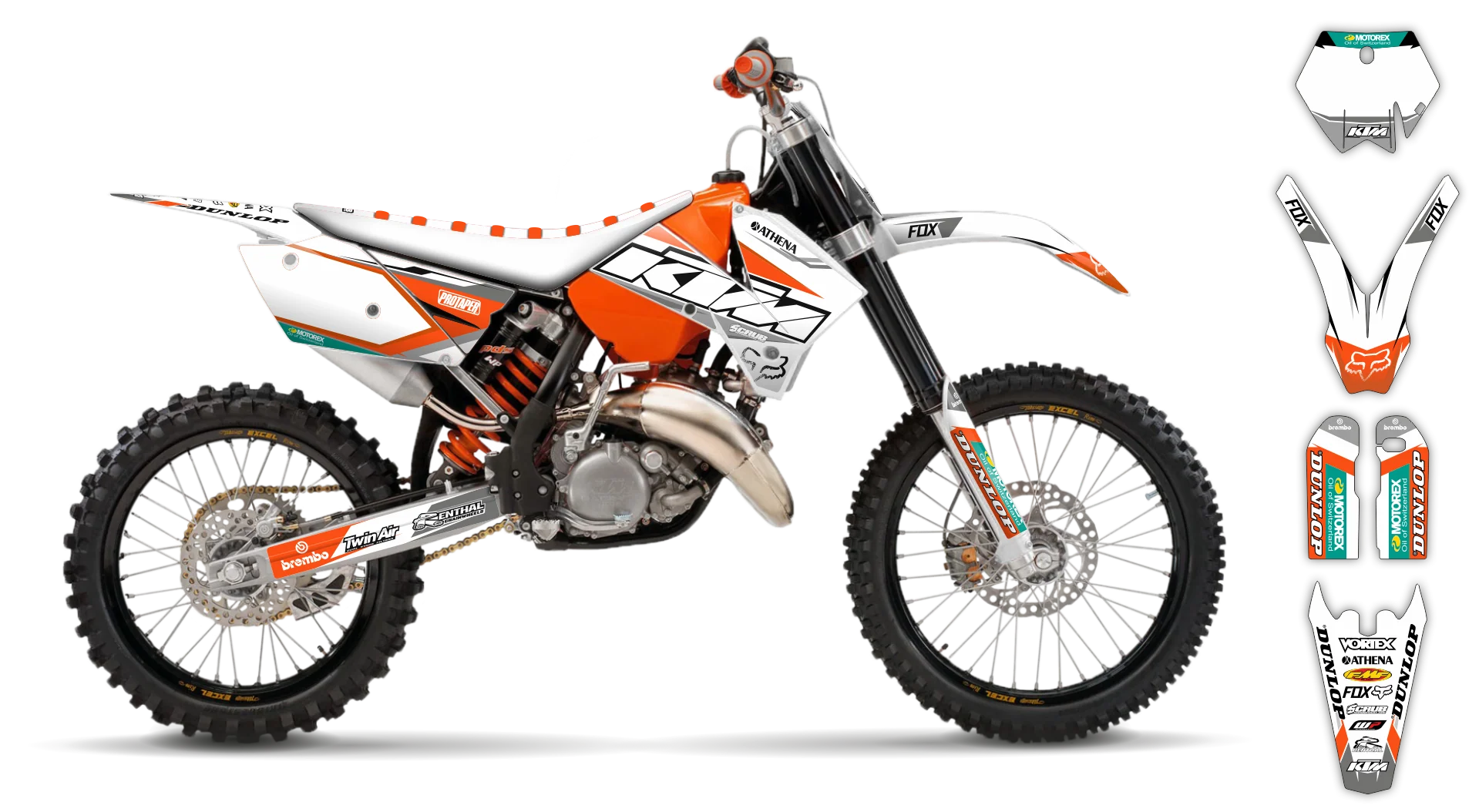 Graphics Kit - KTM - SX SX-F / XC XC-F - 2005-2006 - K-SE1065 - LE