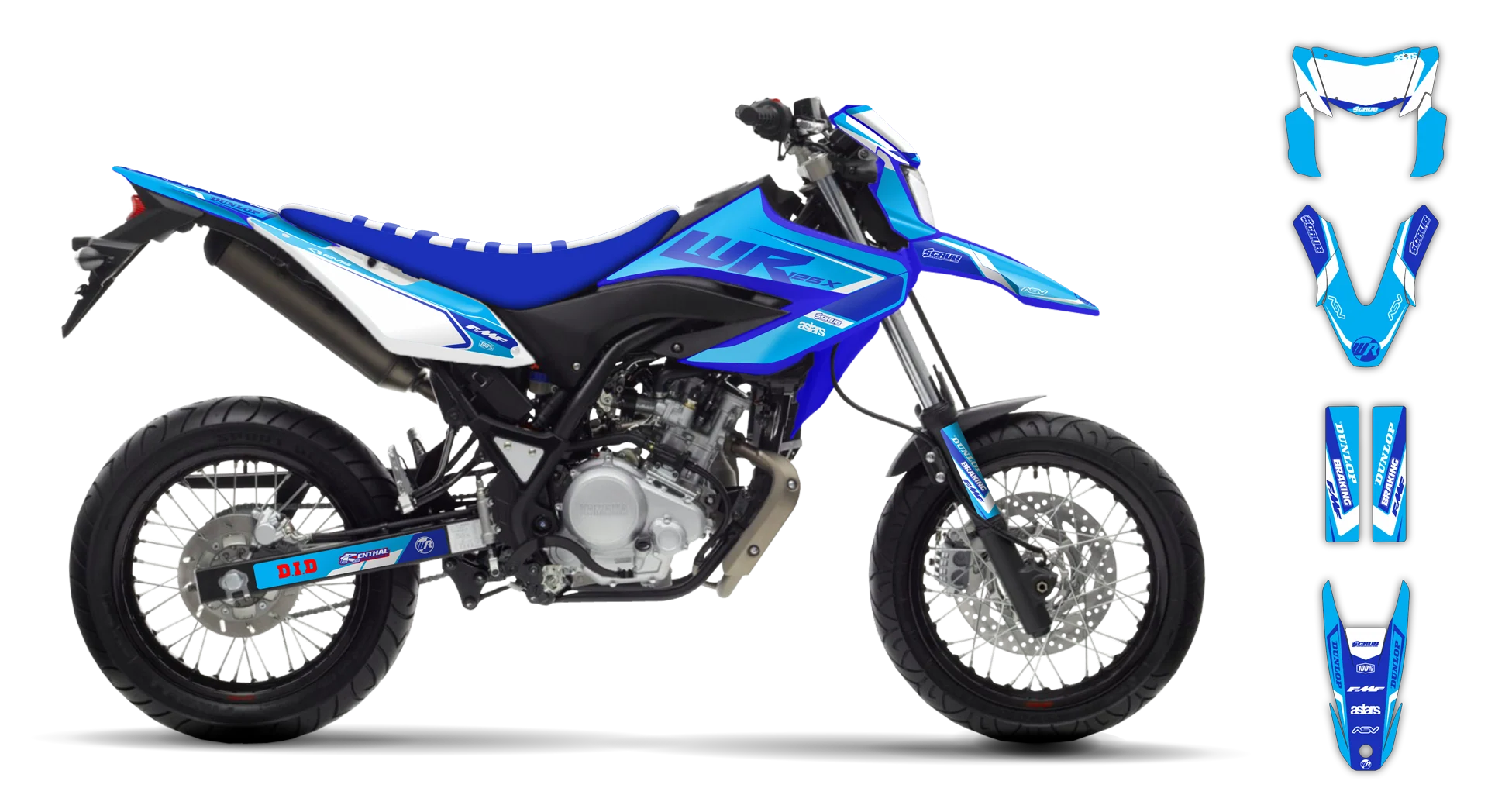 Graphics Kit - Yamaha - WR 125X - 2009-2022 - Eclipse - LE