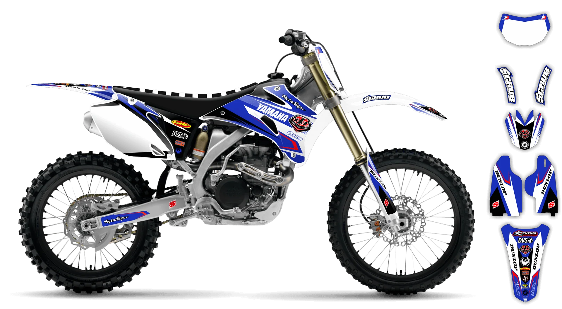 Graphics Kit - Yamaha - WR400F - 1998-1999 - SD Y1 - LE