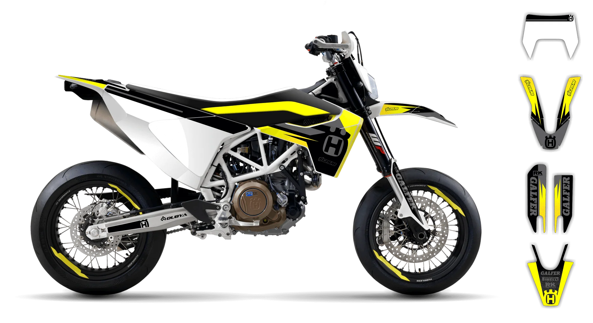 Graphics Kit - Husqvarna 14-> SM 701 - 2016-2024 - H11 - R1
