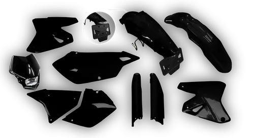 Plastics Kit - Suzuki - DRZ 400 SM - 1999-2024 - Full Kit - Black Premium