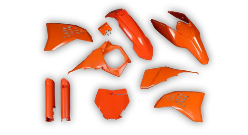Plastics Kit - KTM - SX SX-F / XC XC-F - 2007-2010 - Full Kit - Orange Restyle