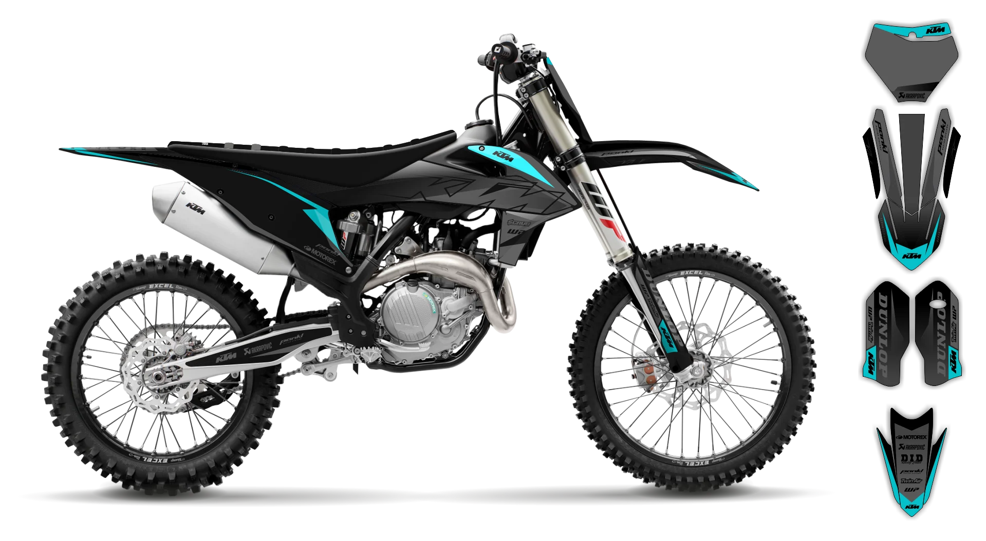 Graphics Kit - KTM - SX SX-F / XC XC-F - 2019-2022 - K20 - R3