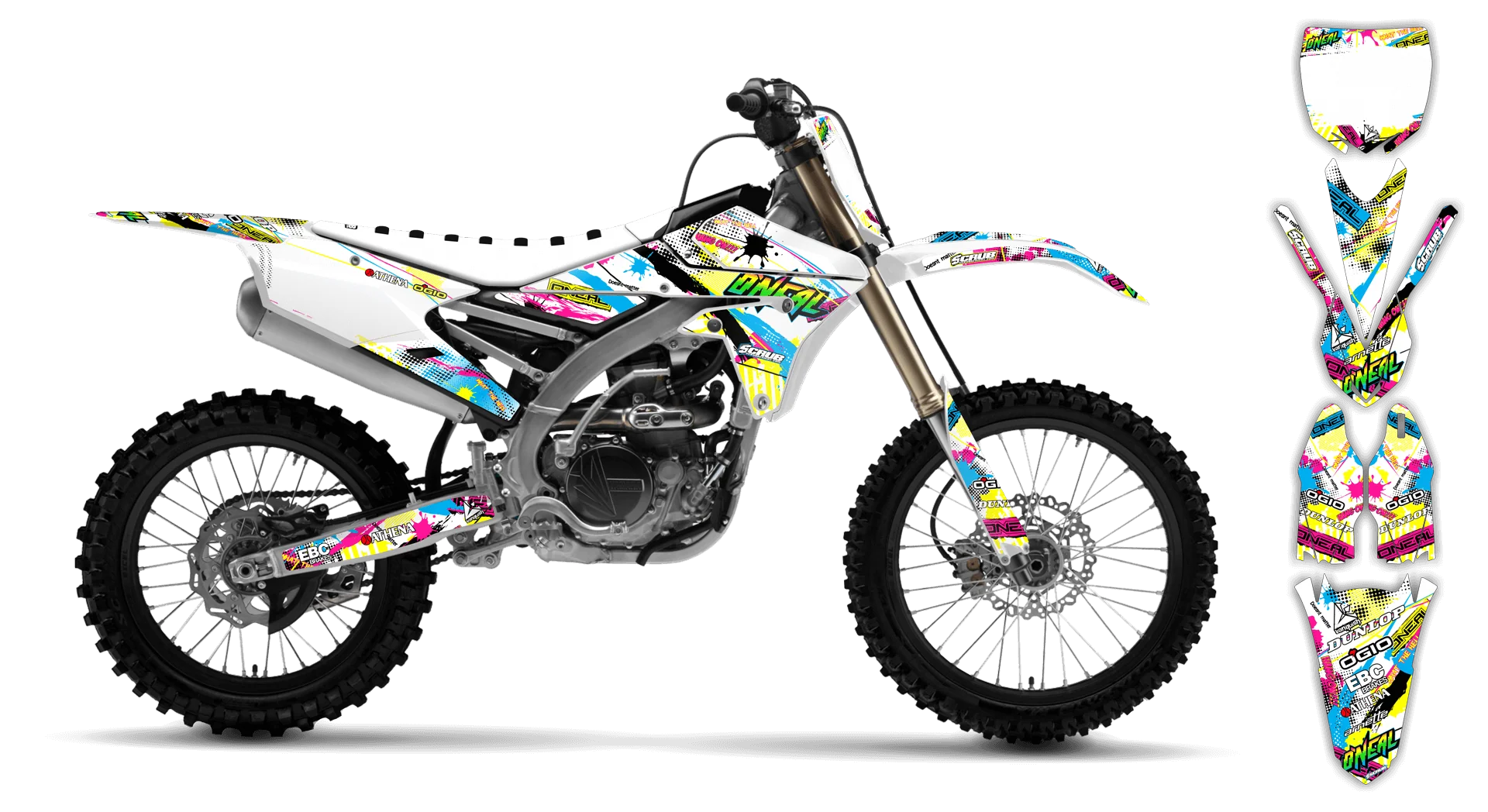 Graphics Kit - Yamaha - YZ250F - 2010-2013 - H2 - LE