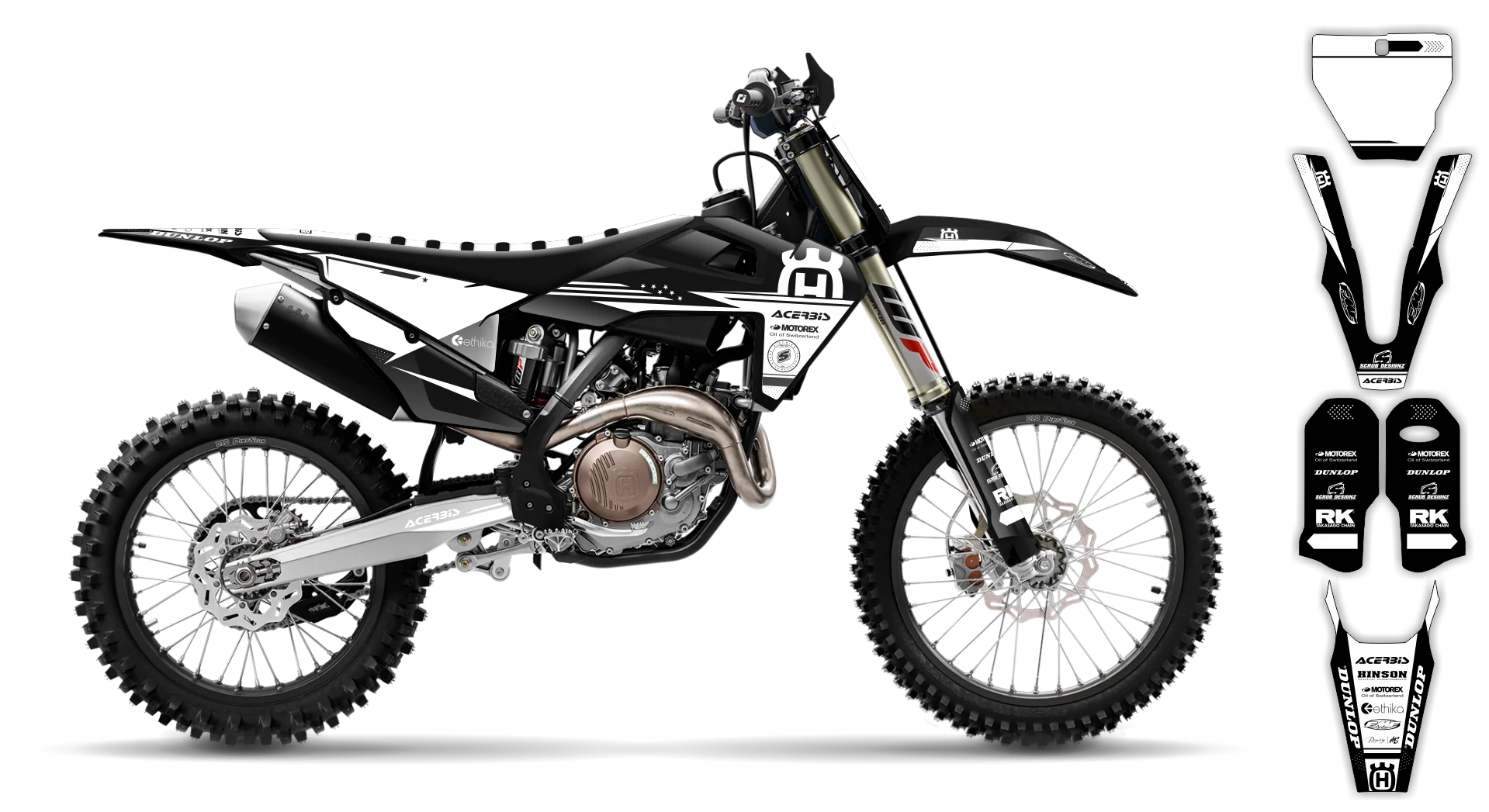 Graphics Kit - Husqvarna 14-> TC-FC-FX Series - 2019-2022 - H14 - R2