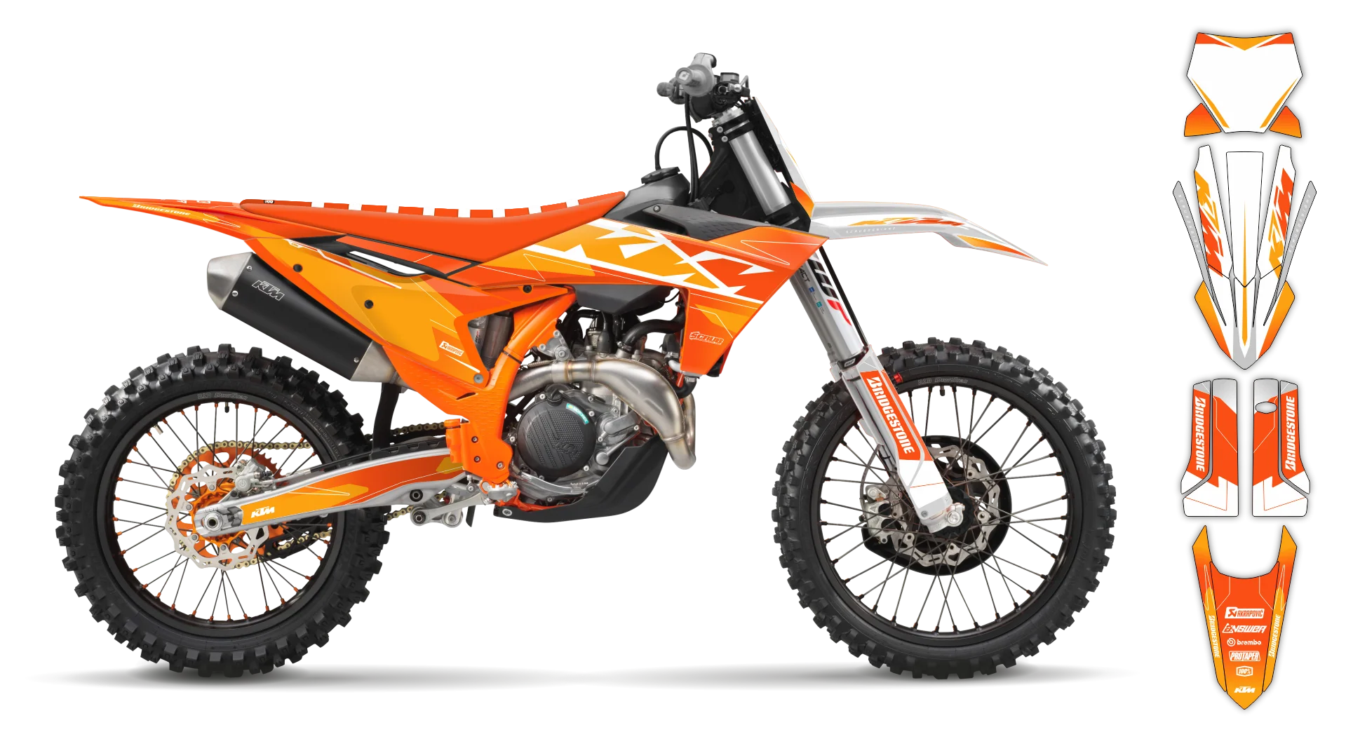 Graphics Kit - KTM - SMR Series - 2023-2024 - K-SE1109 - R1