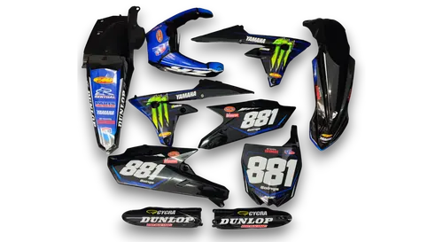 GFP - Yamaha - YZ250F - 2014-2018 - Black-FR4-ST