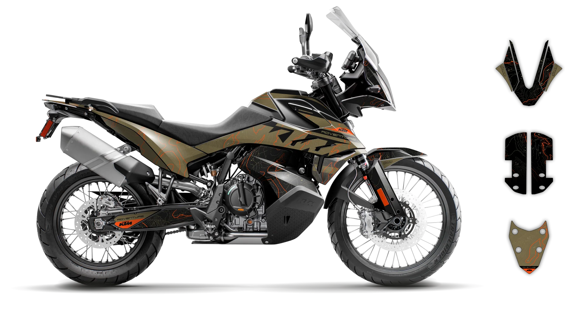 Graphics Kit - KTM - 790 R ADVENTURE - 2019-2022 - K-SE1096 - R1