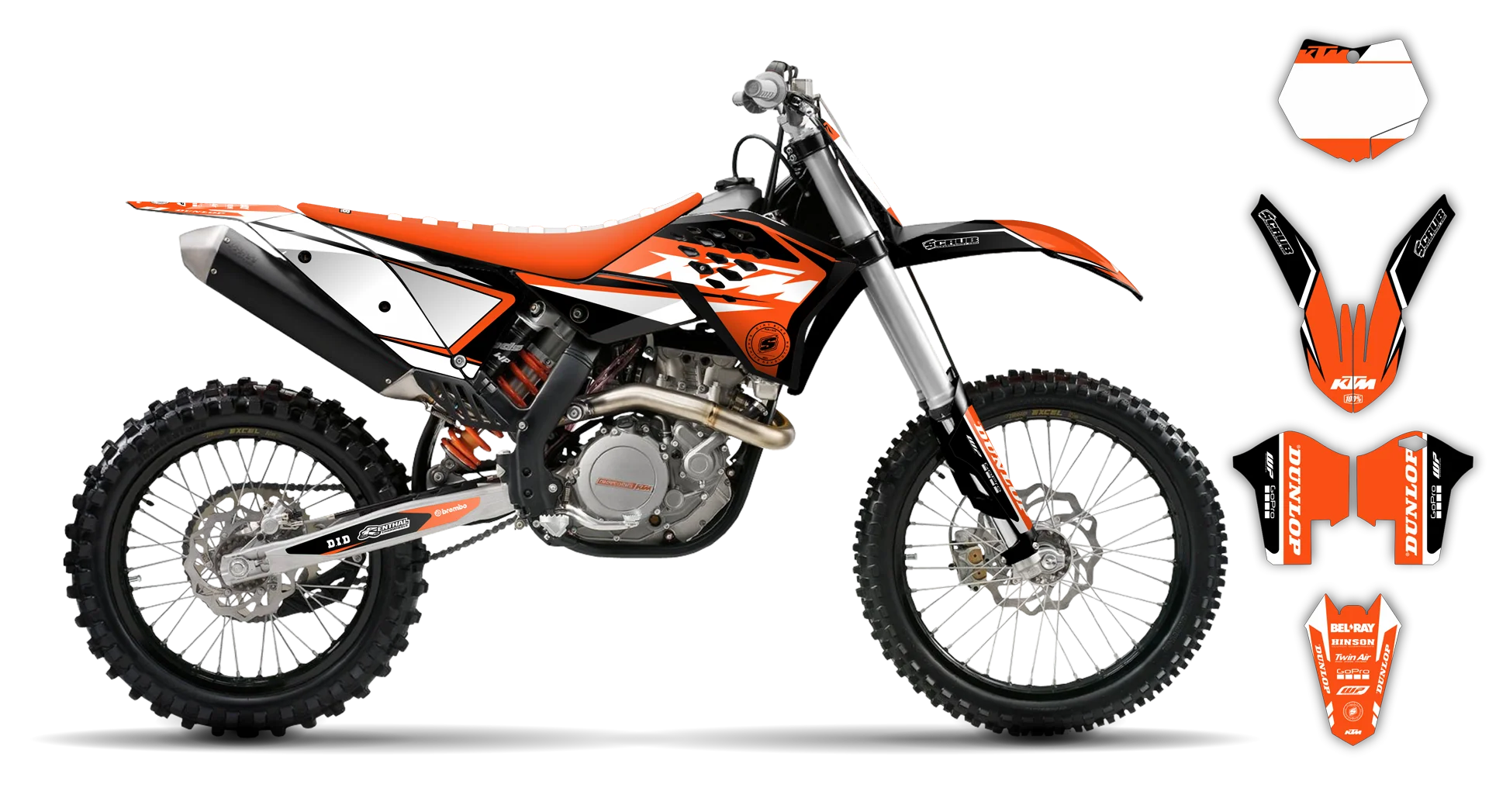 Graphics Kit - KTM - SMR Series - 2008-2011 - K17 - LE
