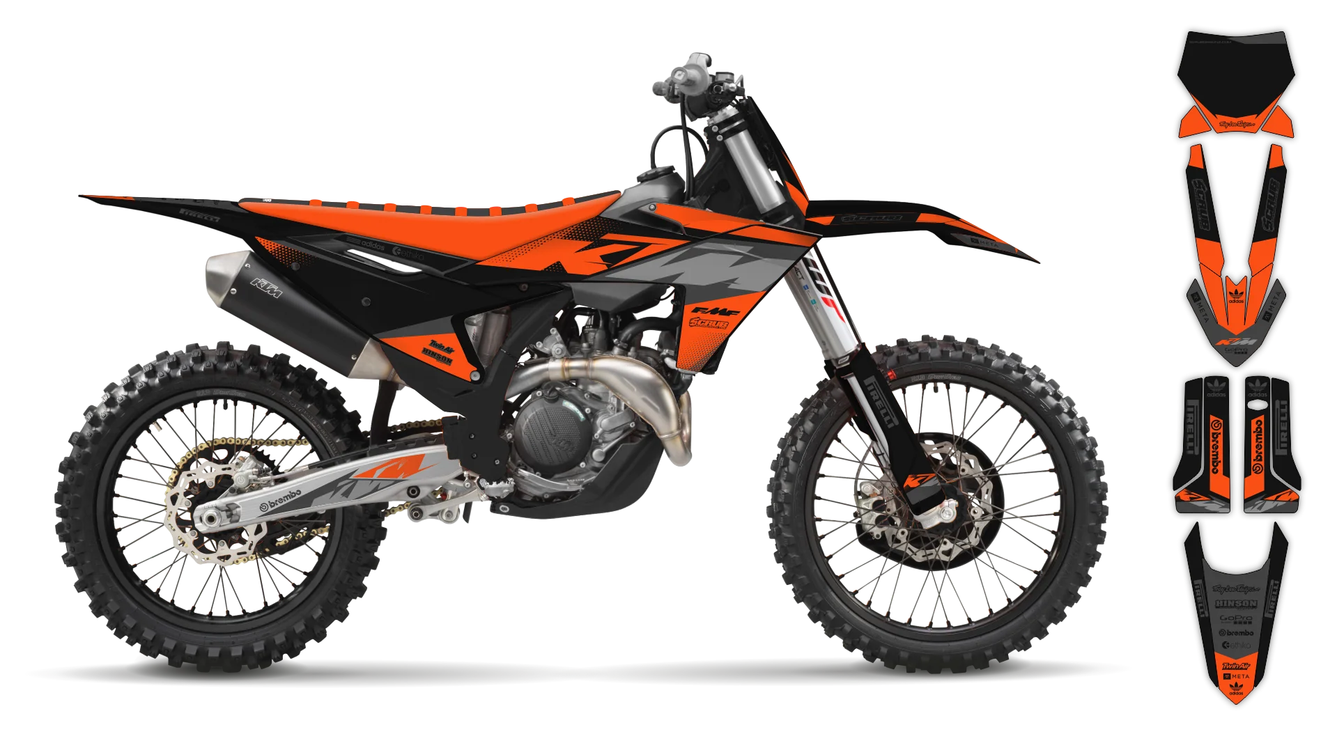 Graphics Kit - KTM - SMR Series - 2023-2024 - K15 - R2