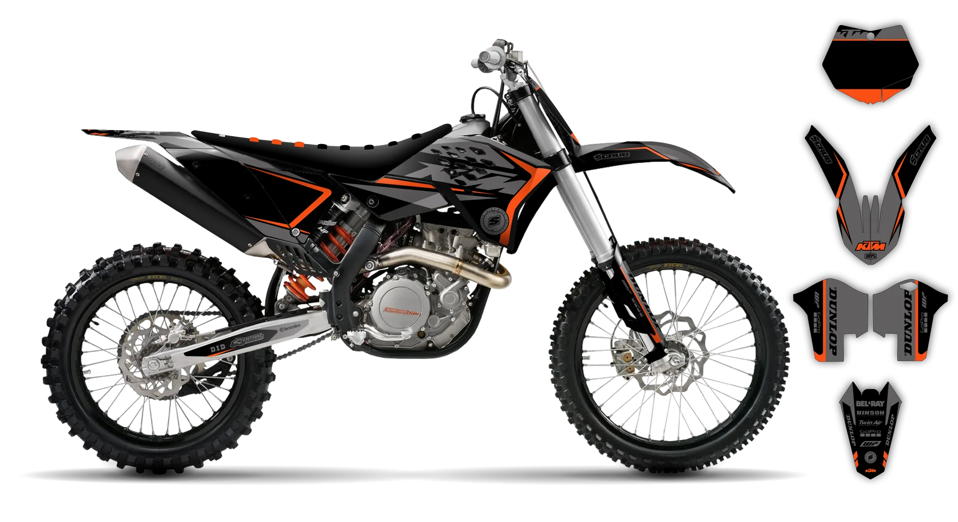 Graphics Kit - KTM - SMR Series - 2008-2011 - K17 - ST