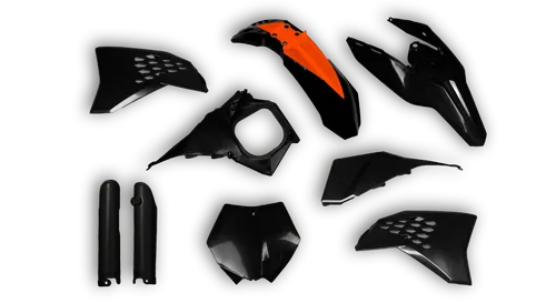 Plastics Kit - KTM - SMR Series - 2008-2011 - Full Kit - Black