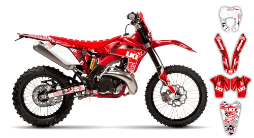 Graphics Kit - Gas Gas - EC EC-F Series - 2014-2017 - Block Pass - ST